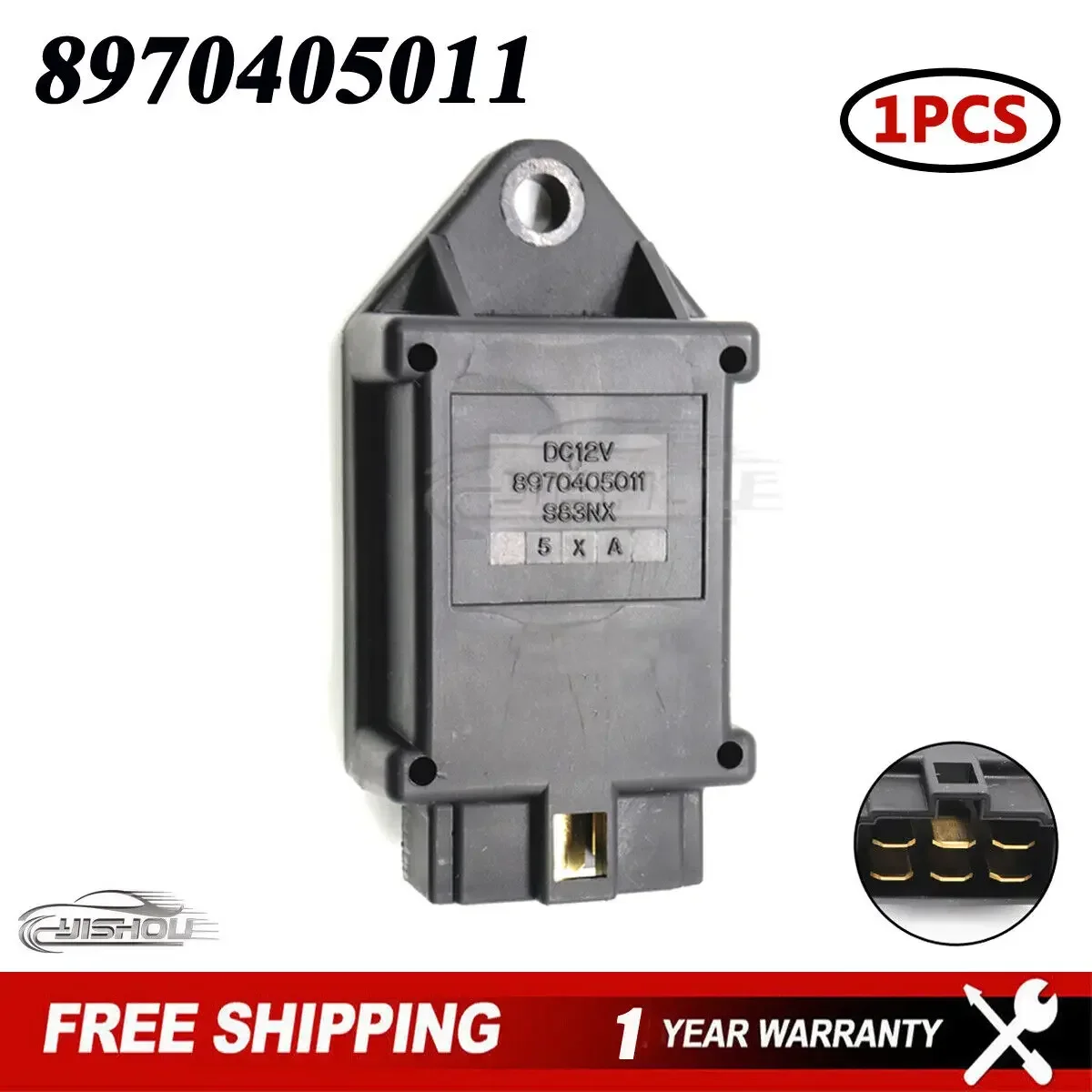 

8970405011 Car Time Relay For ISUZU C240 Engine For Excavator EX35U EX27U EX50U Switches & Relays 8970405010