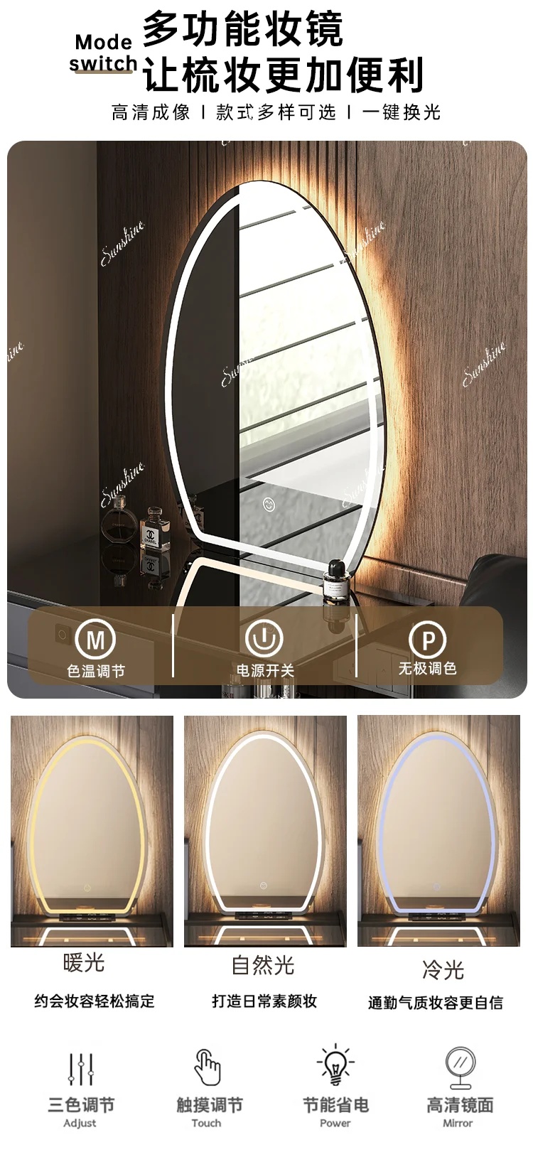 Italian minimalist mini small apartment dresser light luxury advanced makeup table