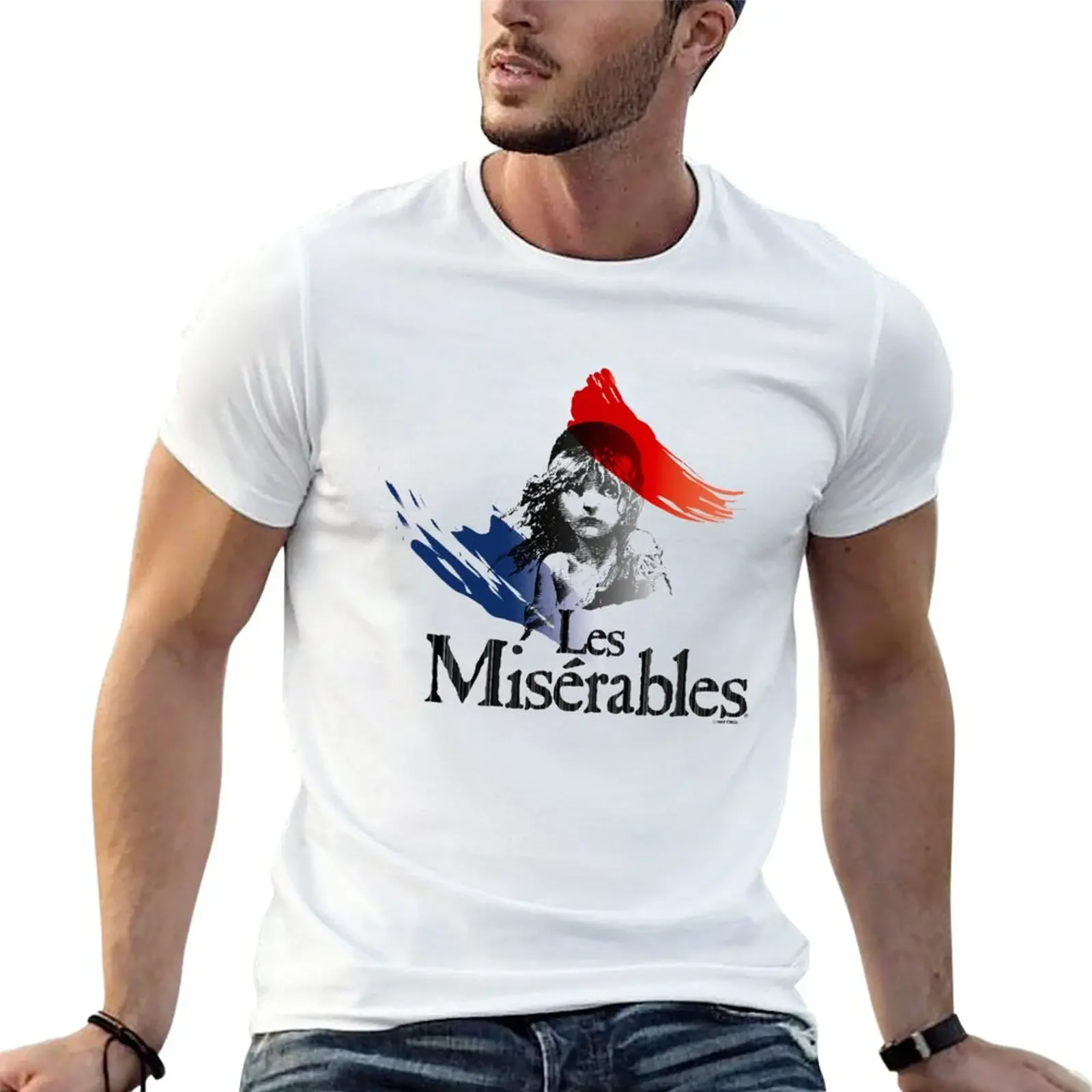 

Les Miserables Print T-Shirt oversized boys whites shirts graphic tee custom shirt clothes for men