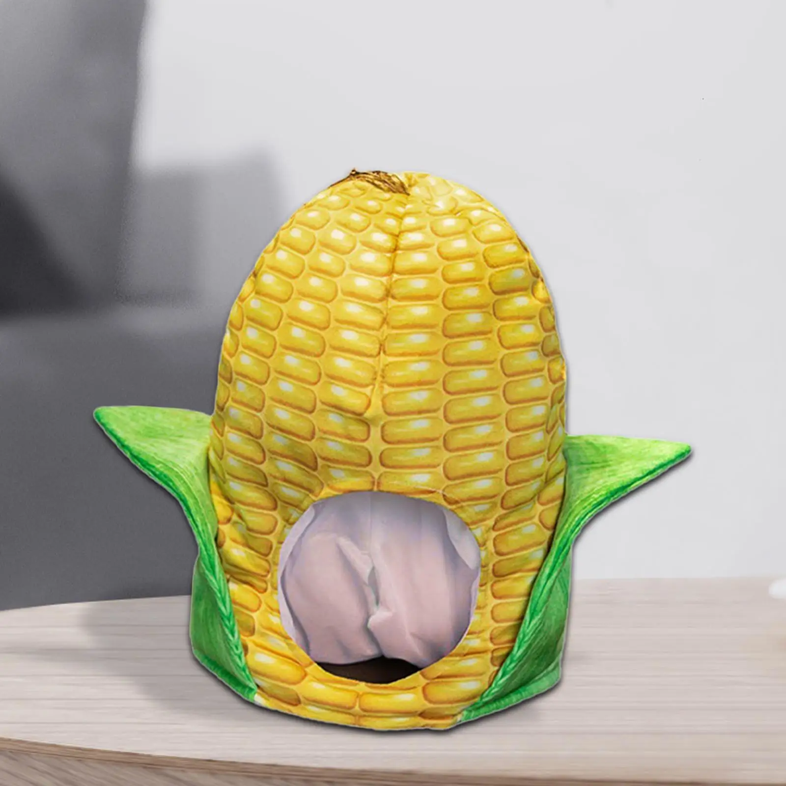 Corn Headgear Photo Prop Role Play Headdress Novelty for Men Women Head Cover