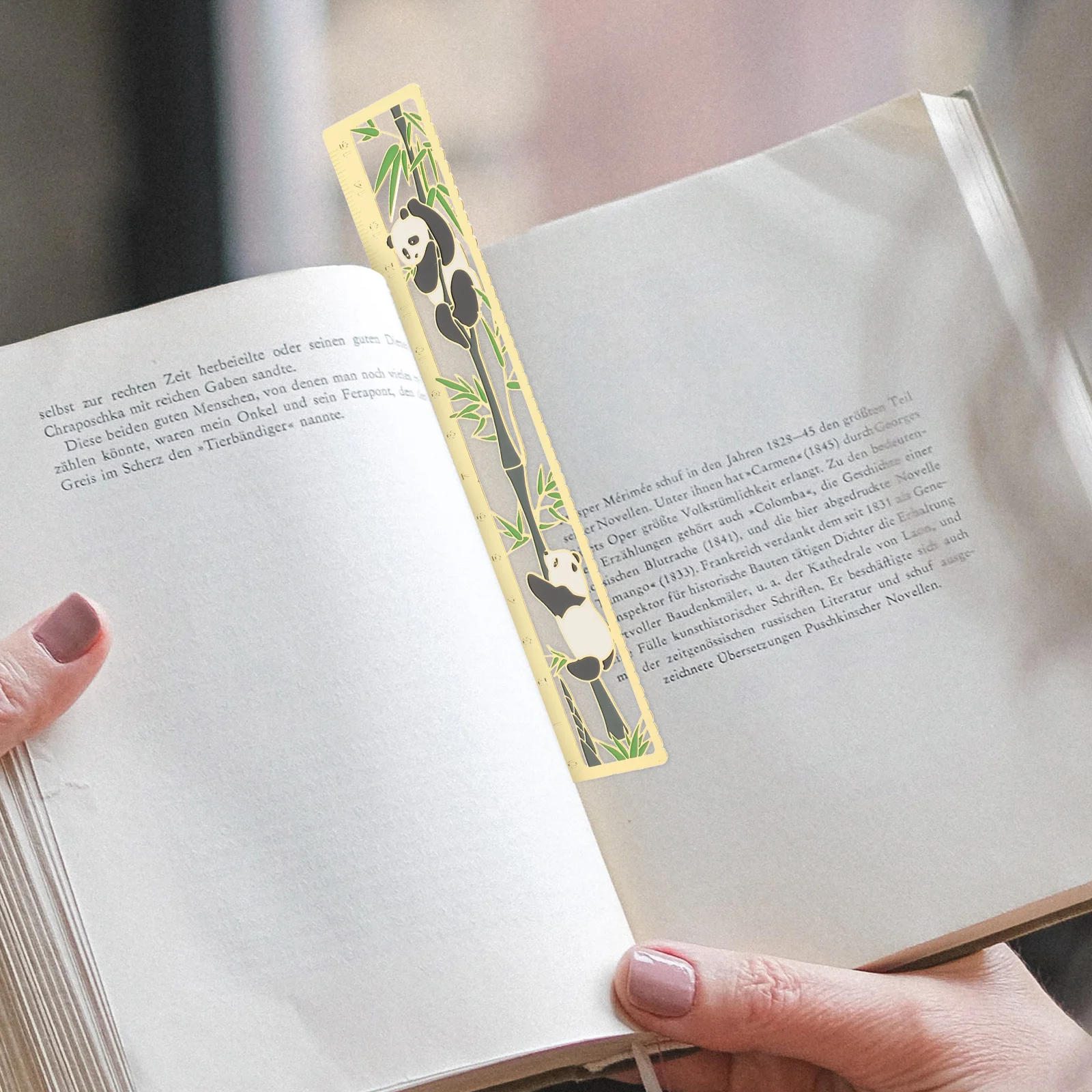 

Metal Bookmarks Design Golden K002 Lightweight Study Helper Journal Accessories Reading Scale Chinese Style Creative