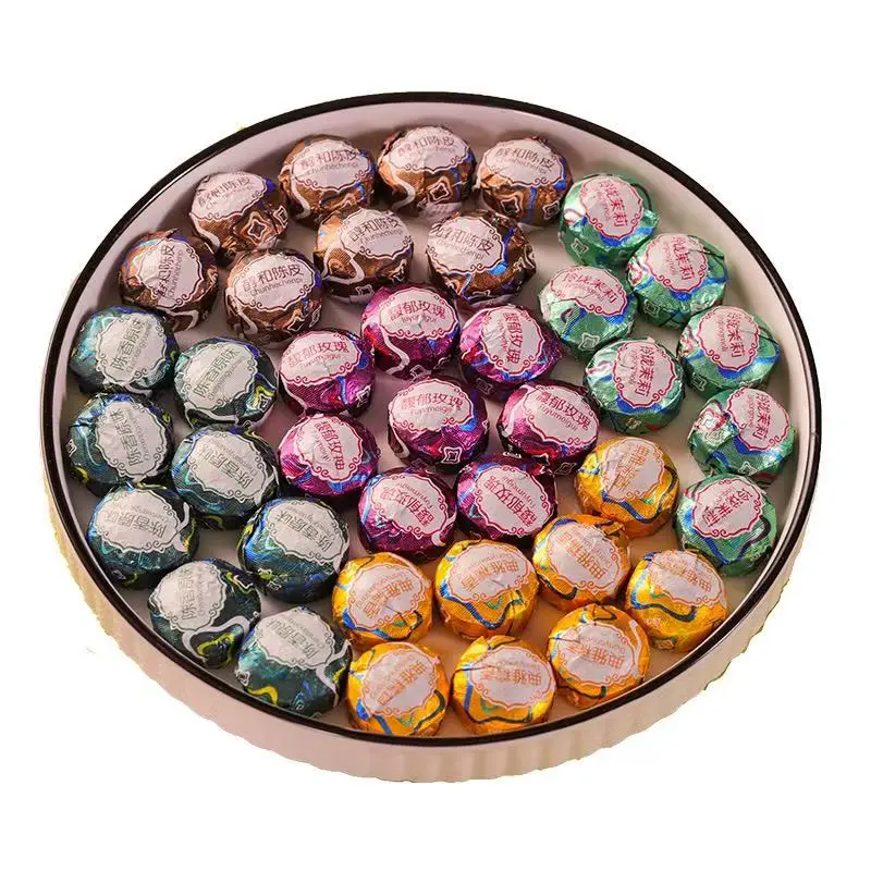 

Colorful Glossy Surface Puer Packing Paper 5X5 Gram Puerh Small Cake Cotton Paper Customizable Shu Raw Various Black Green Paper