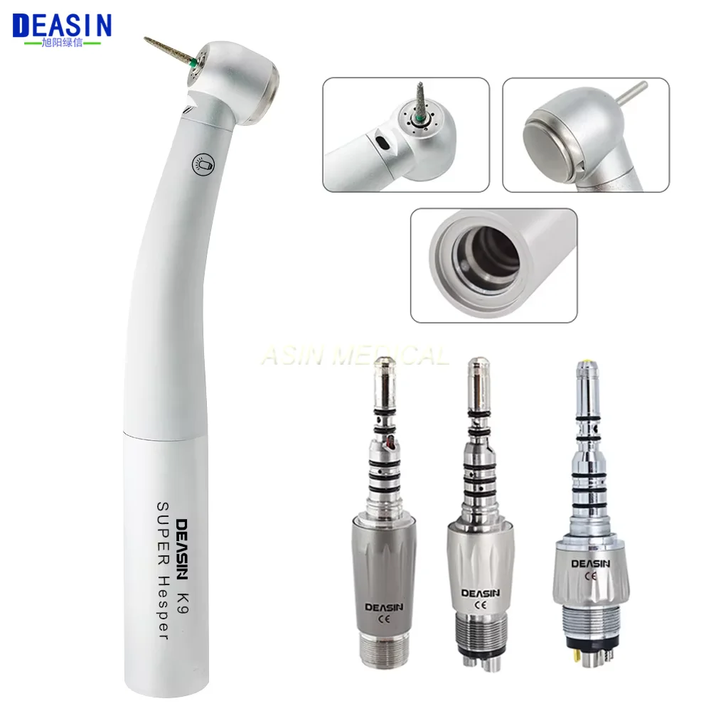 Hot sale Dentist Fiber Optic LED High Speed Air Turbine Handpiece Compatible For KaVo Quick Coupling Super Powerful Tools 6 Hole