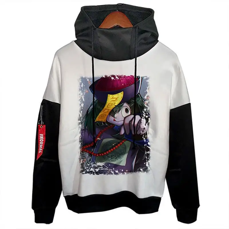 

Модная толстовка с капюшоном My Hero Academia, в стиле хип-хоп, из полиэфирного волокна, повседневная одежда для трансграничной торговли