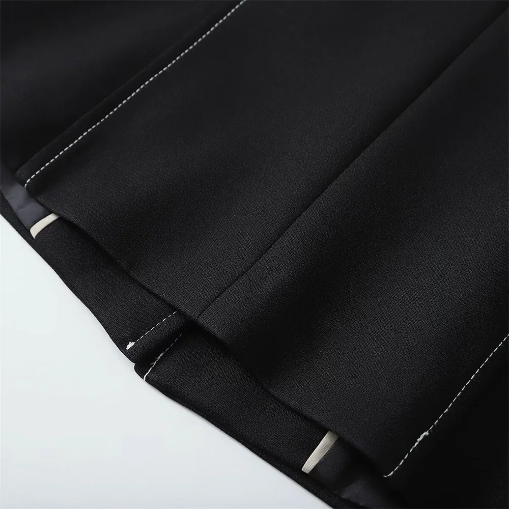 Autumn New Product Women's Fashion Edging Thread Cutting Waist Collection Suit Jacket