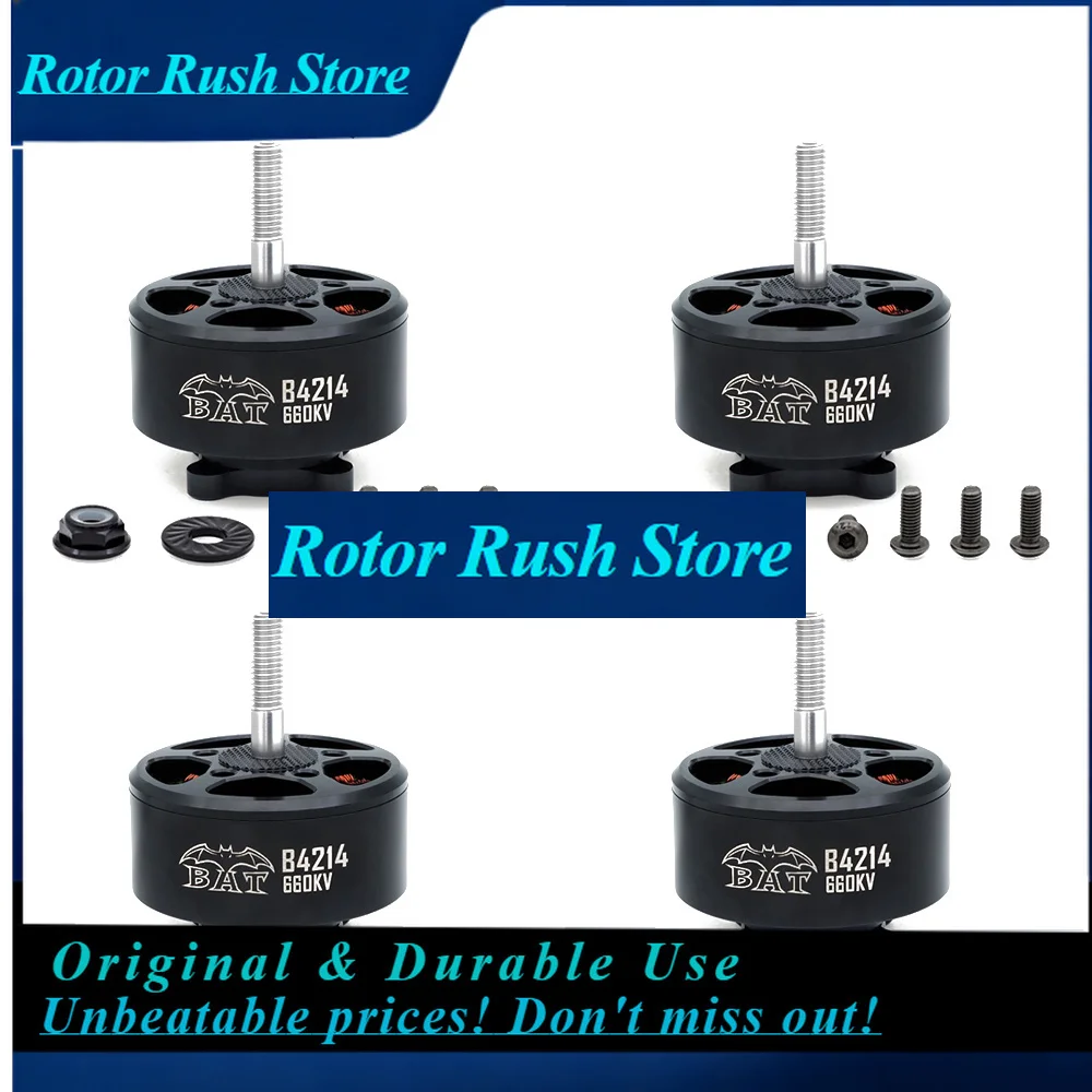 RoRuSSurpass Hobby Surpasshobby B4214 4214 KV400 KV660 14-Poles M6 Shaft High Efficiency FPV Brushless Motor For FPV Drone RC Pa