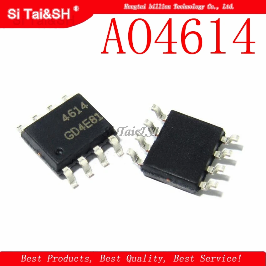 10pcs/lot AO4614   4614 AO4614B