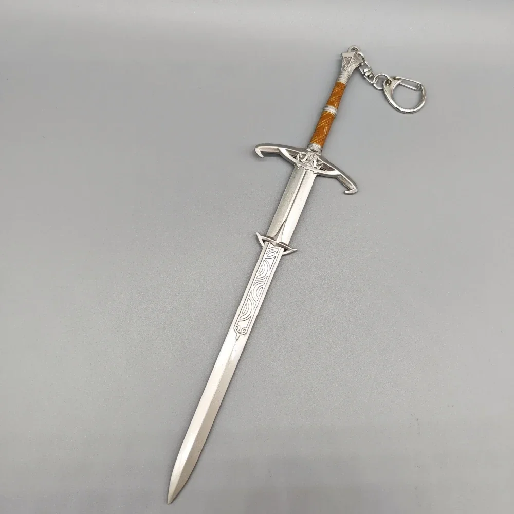 بوابة Baldur 3 لعبة سبيكة محيطية سيف أسلحة العدالة نموذج 1:6 الحرف الحلي الهدايا اللعب سلسلة المفاتيح جمع 22 سنتيمتر #6