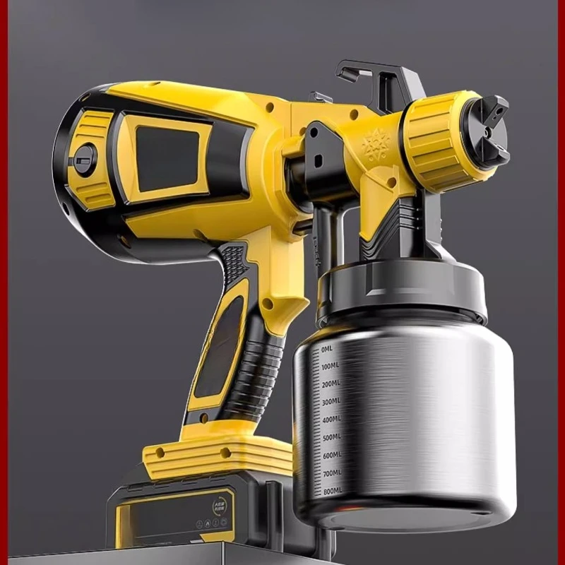 

Electric Paint Gun Small Household Rechargeable 220v Real Stone Latex Paint Special Paint All-in-one Machine