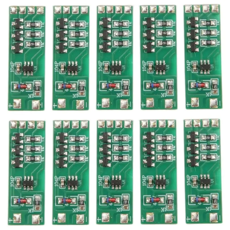 10PCS LED Quick Flashing Light Control Chip 3 Way IC Module Voltage 3-12V For RC Aircraft Model Strobing Controlling
