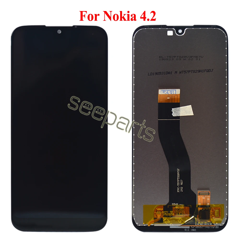 Tested Working For Nokia 2.2 LCD Display With Touch Screen Digitizer Assembly 3.2 LCD Replacement For Nokia 4.2 Display Screen