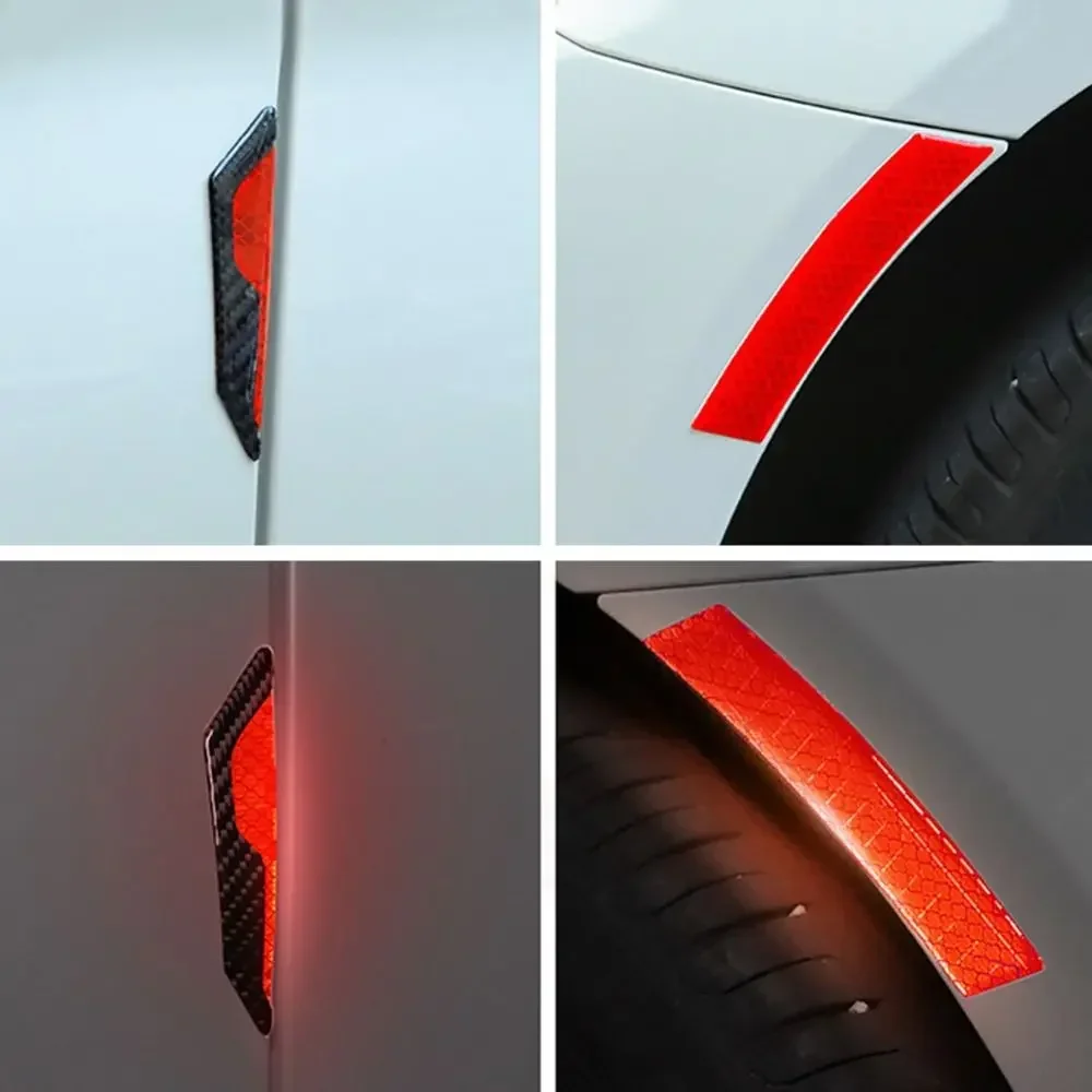 4pcs Self-adhesive Scratch Protective Stickers Car Door Handle Bowl Cars Sticker Anti-collision Protection Strip car accessories