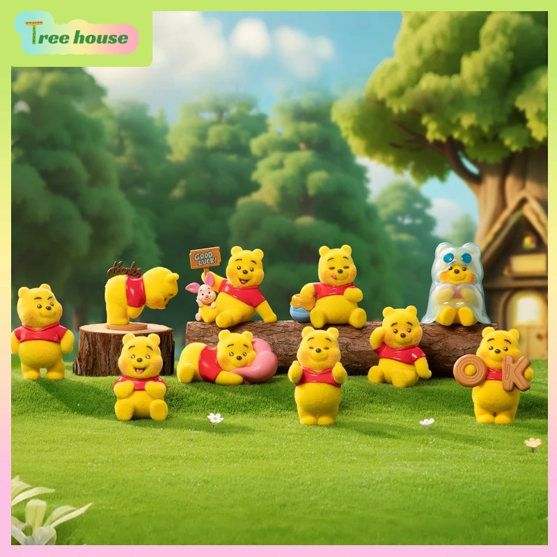 

TOPTOY Disney слепая коробка Винни-Пух серия Emoji мультяшные фигурки настольные украшения модные игрушки кукла милый подарок на день рождения игрушка