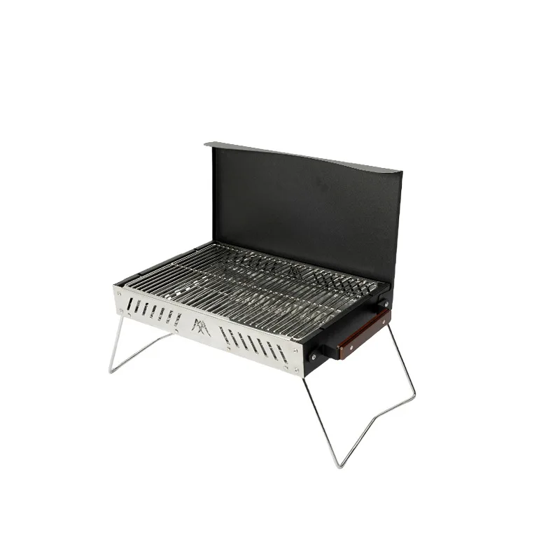 

Outdoor Stainless Steel Barbecue Grill Portable Household Charcoal Full Barbecue