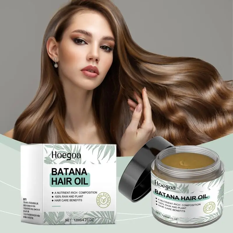 Hoegoa Batana Hair Oil Nourishing Repair Breakage Enhance Hair Shine Prevent Spilt Ends Strengthening Roots Hair Care Oil