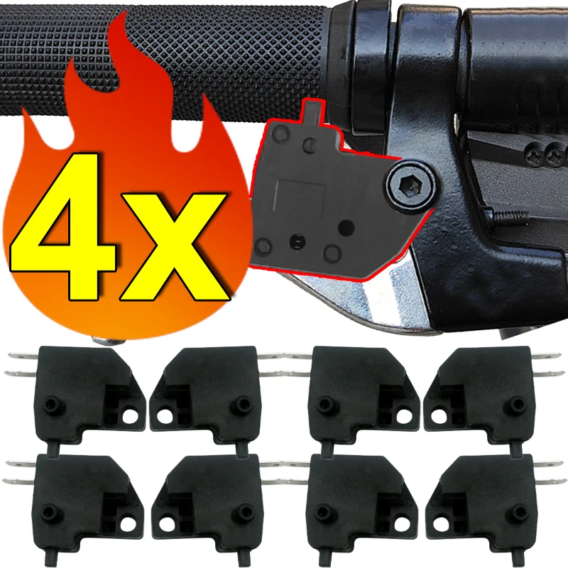 1-10PCS Left and Right Disc Brake Switch Front Brake Stop Light Switch Button for Motor Electric Car Universal ATV Accessories
