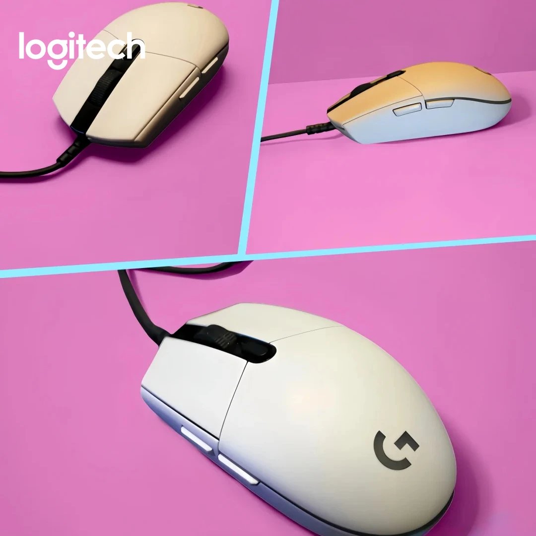 

Проводная мышь G102 второго поколения, игровая, деловая, офисная, светоизлучающая мышь для ноутбука, рабочего стола