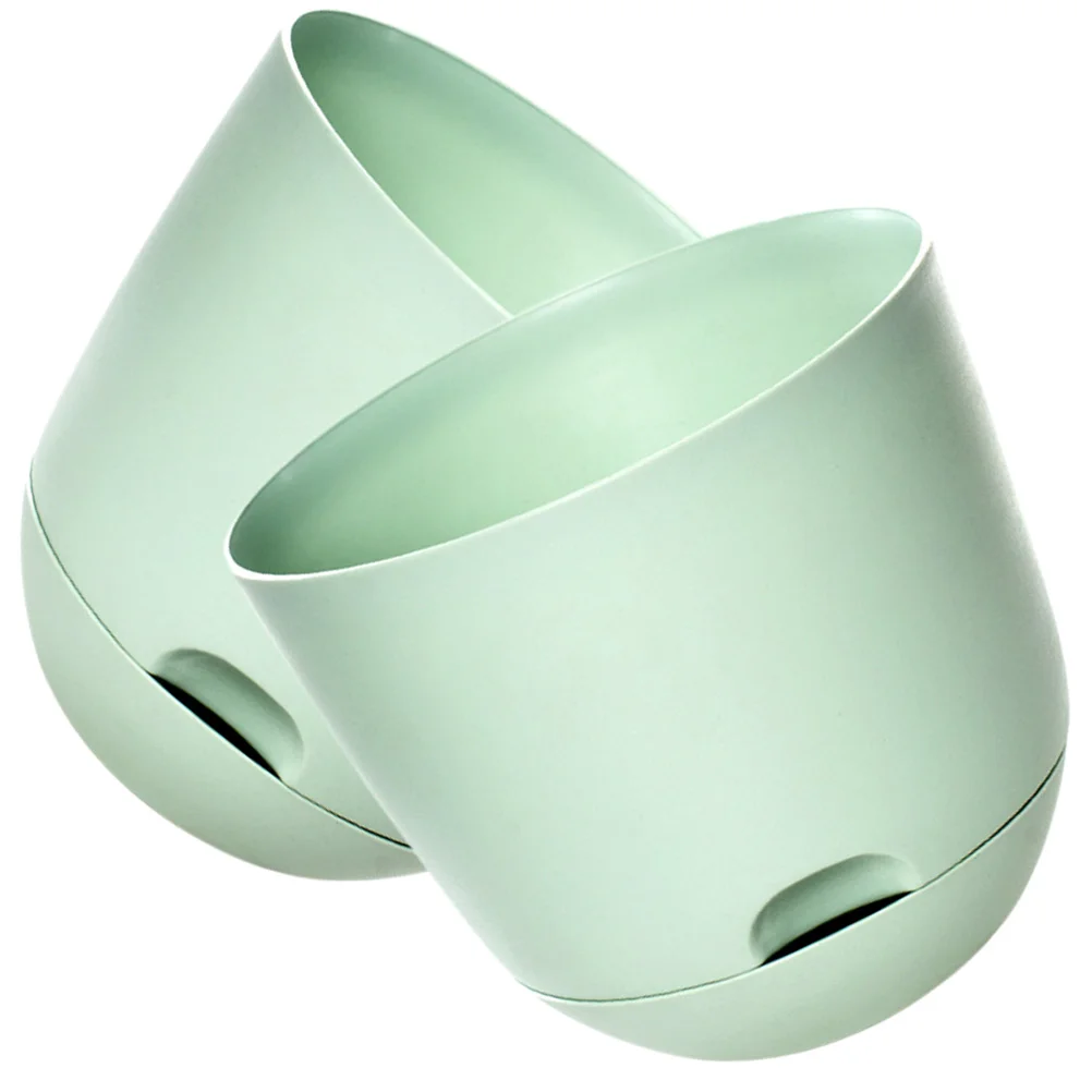 

2 Pcs Self Watering Flower Pot Pots for Plants Indoor Planter with Drainage Holes
