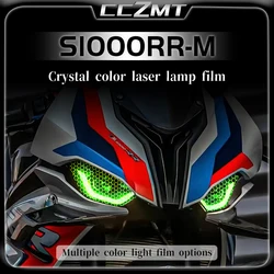 BMW S1000RR-M 2023 için farlar ve kuyruk işık filmi petek lazer sticker modifikasyon aksesuarları