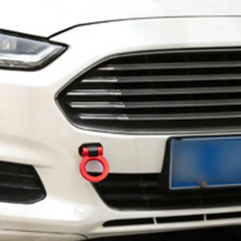 خطاف مقطورة دائري عام للسيارات ، خطافات سحب أمامية وخلفية ، سهلة التركيب ، أجزاء ممتص الصدمات ، 1 101