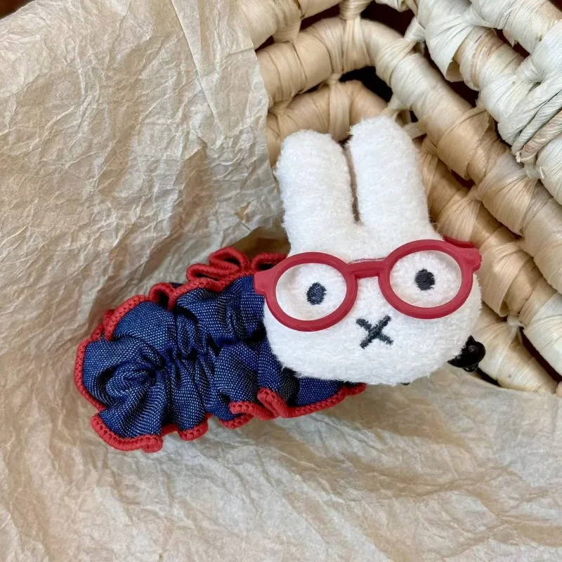 Kawaii Miffy Rabbit Cute and Cartoon Hairpin for Girls' Ponytail or Bun At The Back of The Head, Banana Clip Hair Accessory