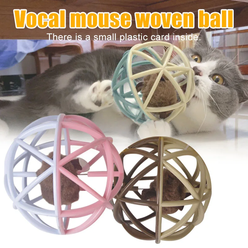 Pet Toy Mouse Fabric Cats Ball Toys Educational Pet Supplies for Dogs Cats Kitten Ball Toys Pet Supplies Dogs Cats Kitten