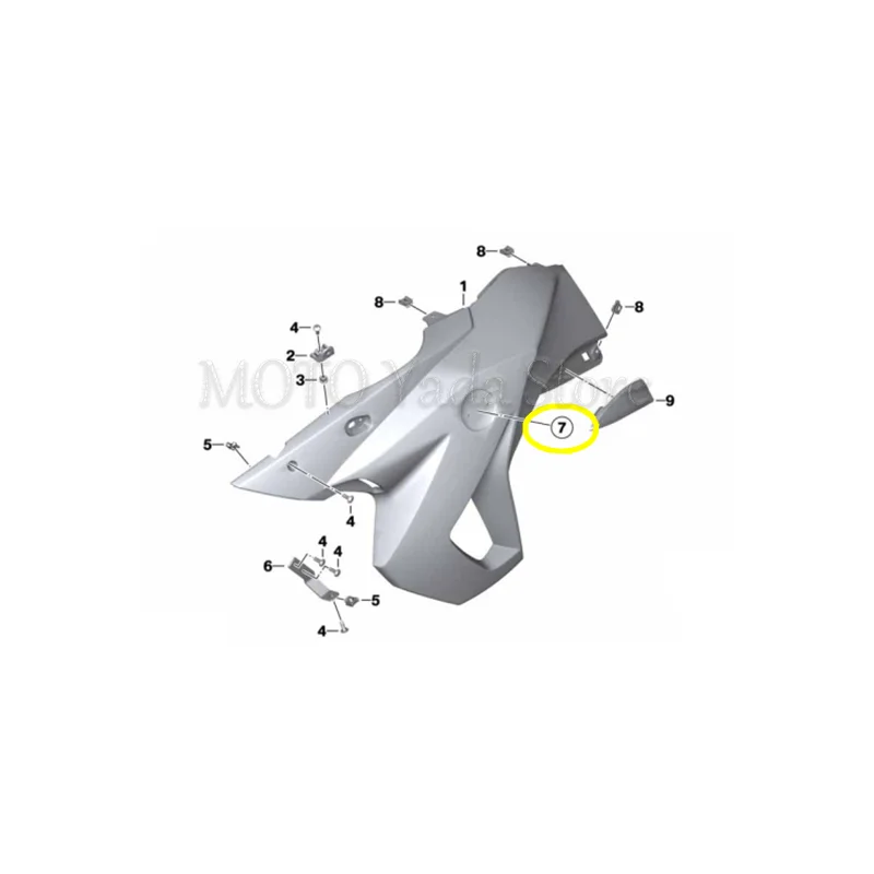 For BMW S1000RR HP4 R1250GS/ADV R1200GS K1600GTL F700GS G650GS K1200RS R1150RT/RS R850R R900RT Recovery pod position indicator
