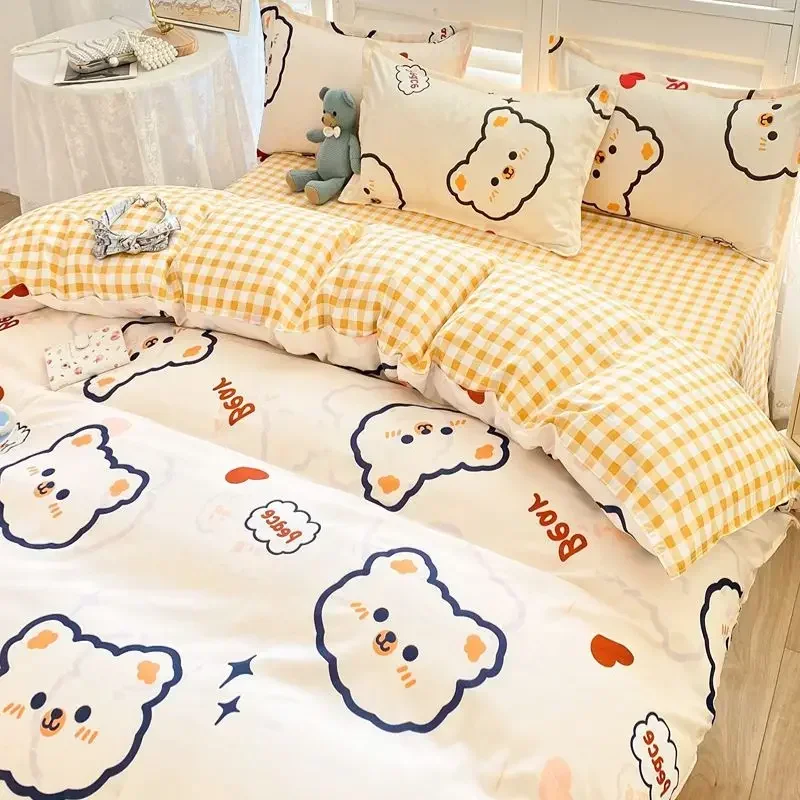 Comfortable Spring Duvet Cover Suitable for Various Skin Types 200X230CM Single Bed Double Bed Queen Size Duvet Cover Bed Sack