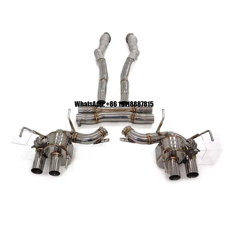 ING Full Set Exhaust System for Ferrari 812 6.5L With Muffler Valves Catback Catalyzed Downpipe Auto Tuning Exhausted System