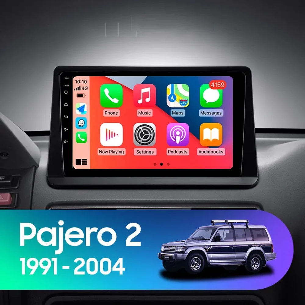 Android 15 Carplay Auto Voor Mitsubishi Pajero 2 V30 V40 V20 1991-2004 Autoradio Multimedia Video Player navigatie GPS WIFI 4G