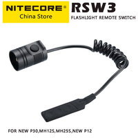 NITECORE RSW3 Tactical Remote Switch Rear Mount Portable Lighting Accessories for Flashlight NEW P30,  P12 MH12S MH25S