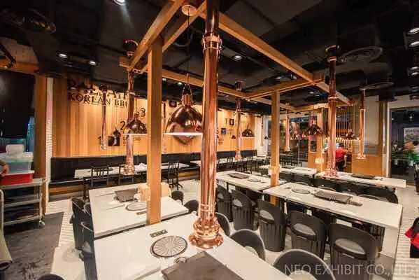 Manufacturer Korean Bbq With Smoke Grill Equipment Extractor