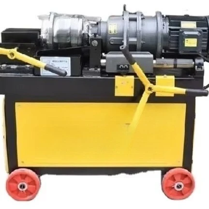 Fully Hydraulic 50 Rolling Rebar Threading Machine 16-40mm Steel Rod Bar Rolling Threader US
