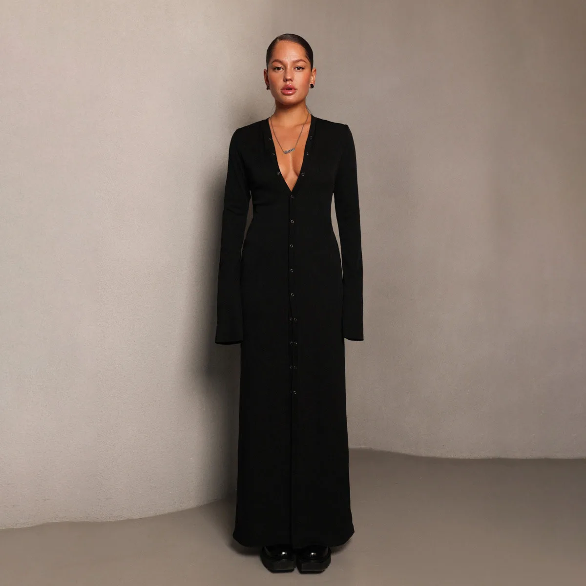 KWTX 2026 Primavera Verano elegante vestido ajustado para fiesta Oficina calle minimalista de un solo pecho ajustado banquete de noche