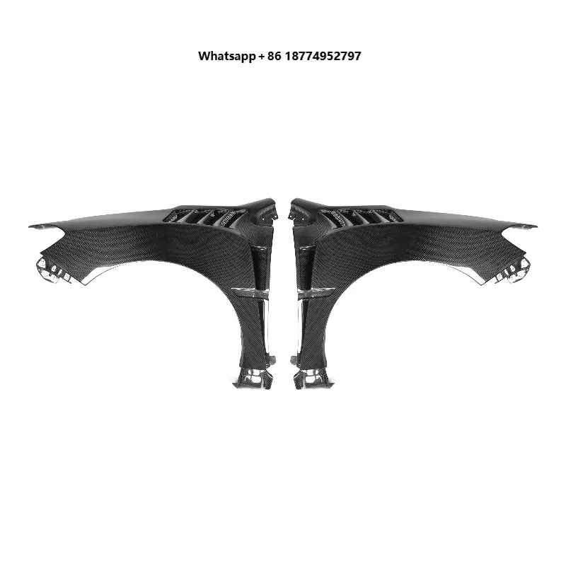 Real Carbon Fiber DAM Style Glossy Black Front Fender Impreza WRX/STI 11th Gen 2015-2021 Fender Car Accessories