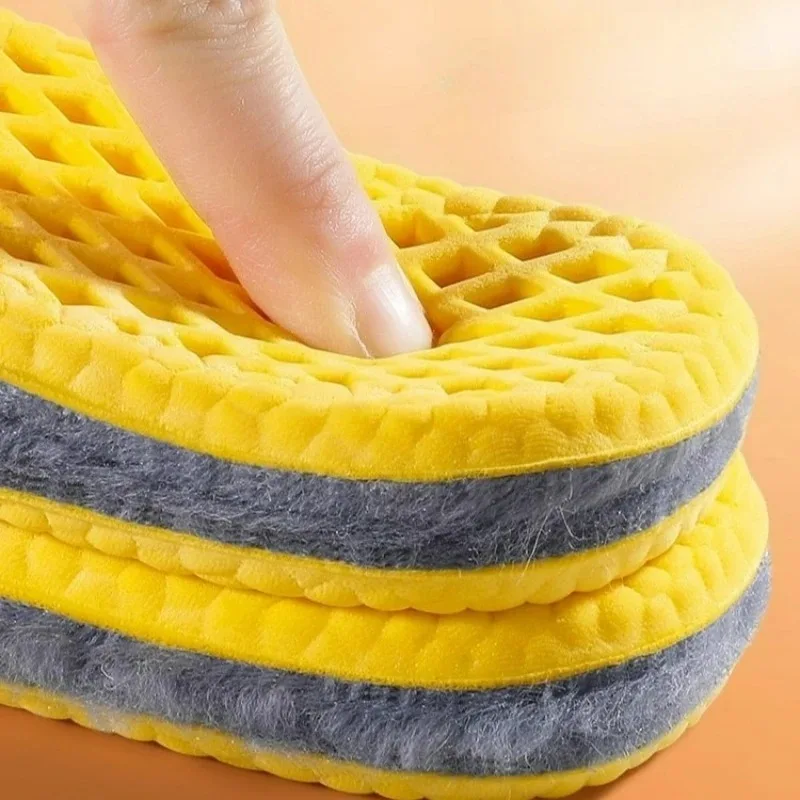Self-Heating Fleece Thermal Insoles for Boots – Thick Warm Plush Shoe Pads for Snow Boots Winter Walking