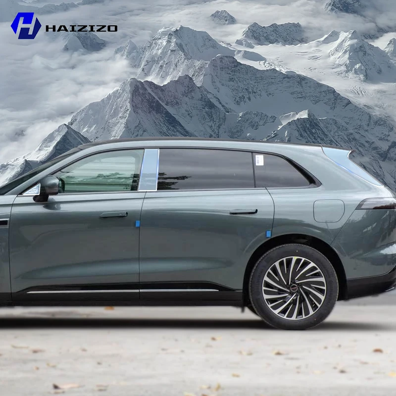 exeed-exlantix-et-2024-2025-bc用ピラー保護フィルムtpu製傷防止指紋防止ビニールステッカー（車のドアトリムカバー用）