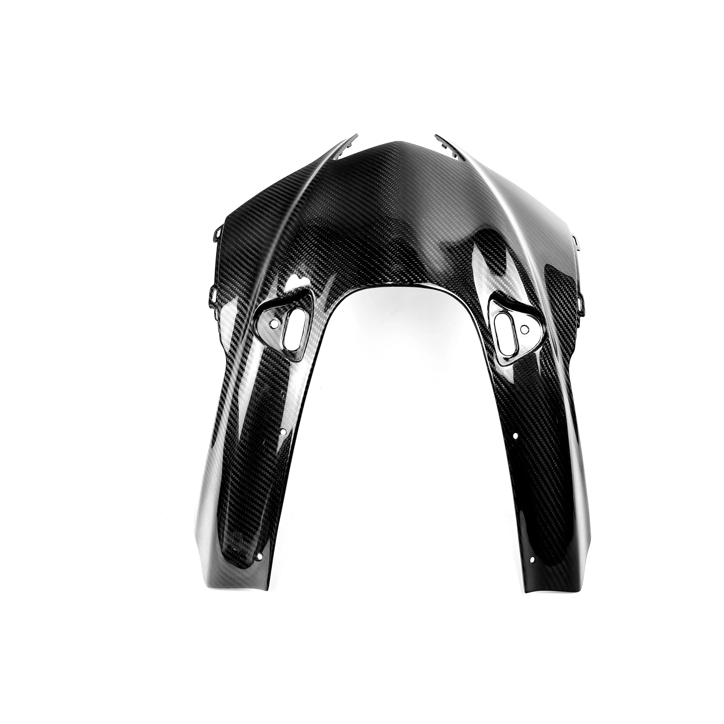 Motorcycle Accessories: 3K Twill Carbon Fiber Front Head, Suitable for YZF-R1 (2020 and Later).