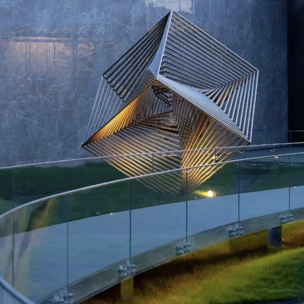 

Украшение отеля, уличная скульптура, полированная абстрактная стальная скульптура, водный фонтан, пейзажная скульптура