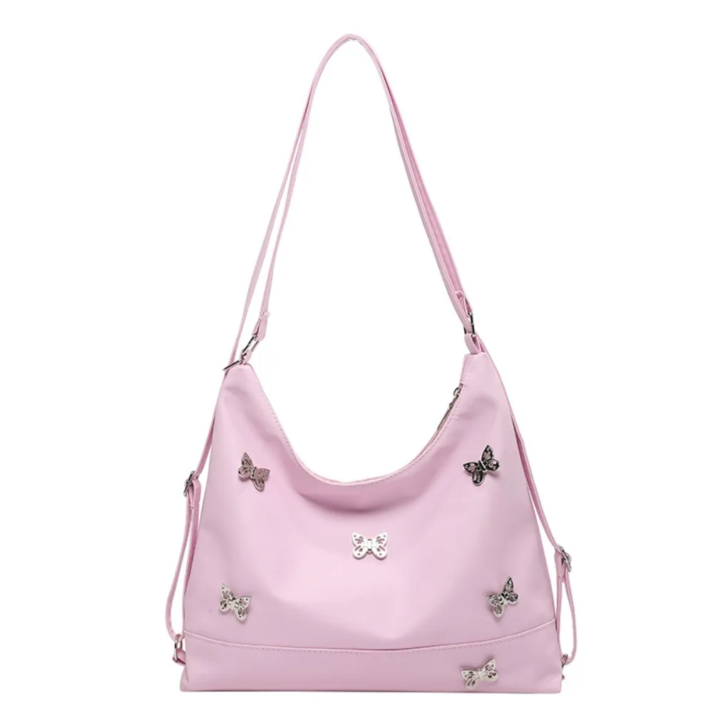 

Simple Y2K Butterfly Shoulder Bag Mommy Bag Underarm Bag Large Capacity Tote Bag Storage Bag Backpack Crossbody Bag Girl