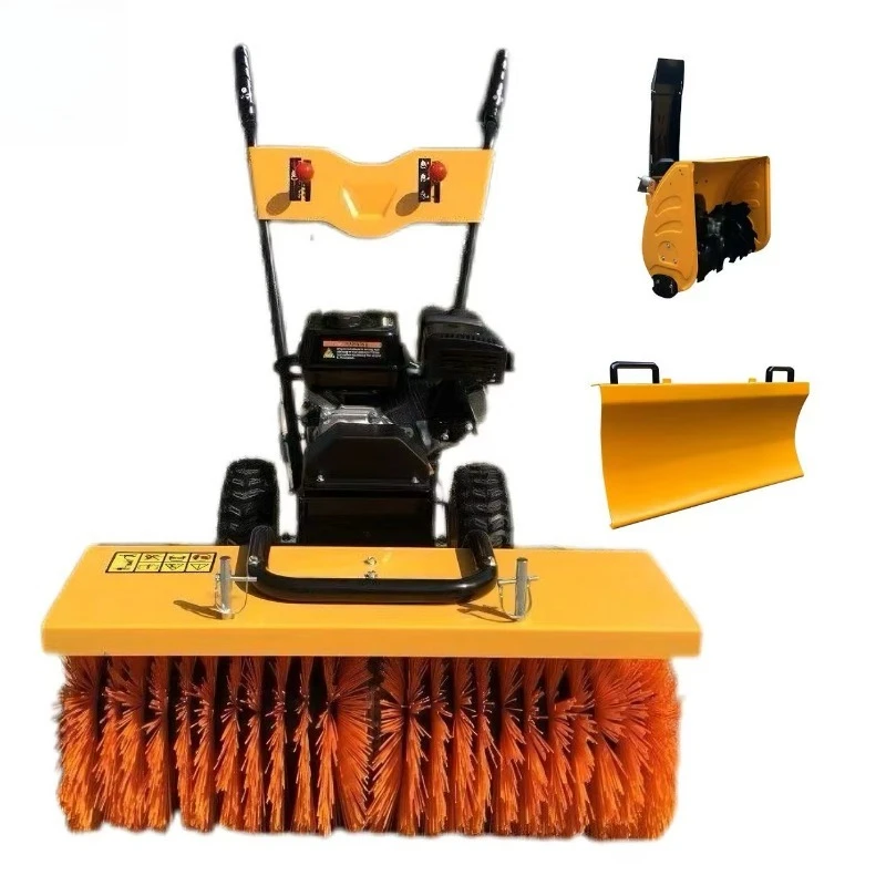 Hot Sale One Year Warranty Snowplow Walk Behind Snow Sweeper Snow Removal Vehicle