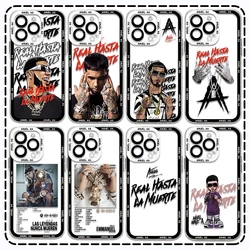 Anuel AA rapper Phone Case For Xiaomi Redmi Note 13 12 12C 11 10 10C 13C 10s 9 9s 9A 9T 9C 8 7 Pro Max 4G 5G Transparent Cover