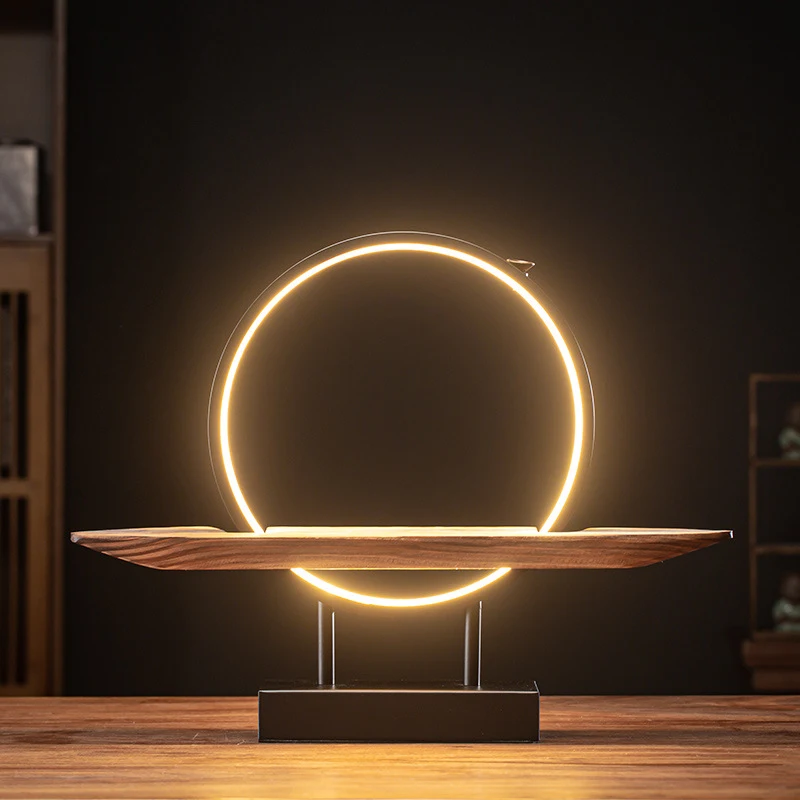 Creative Ceramic Lamp Ring With A Figure, Reverse-Flow Incense Burner, Zen-Inspired Home Decor For The Living Room And Entra