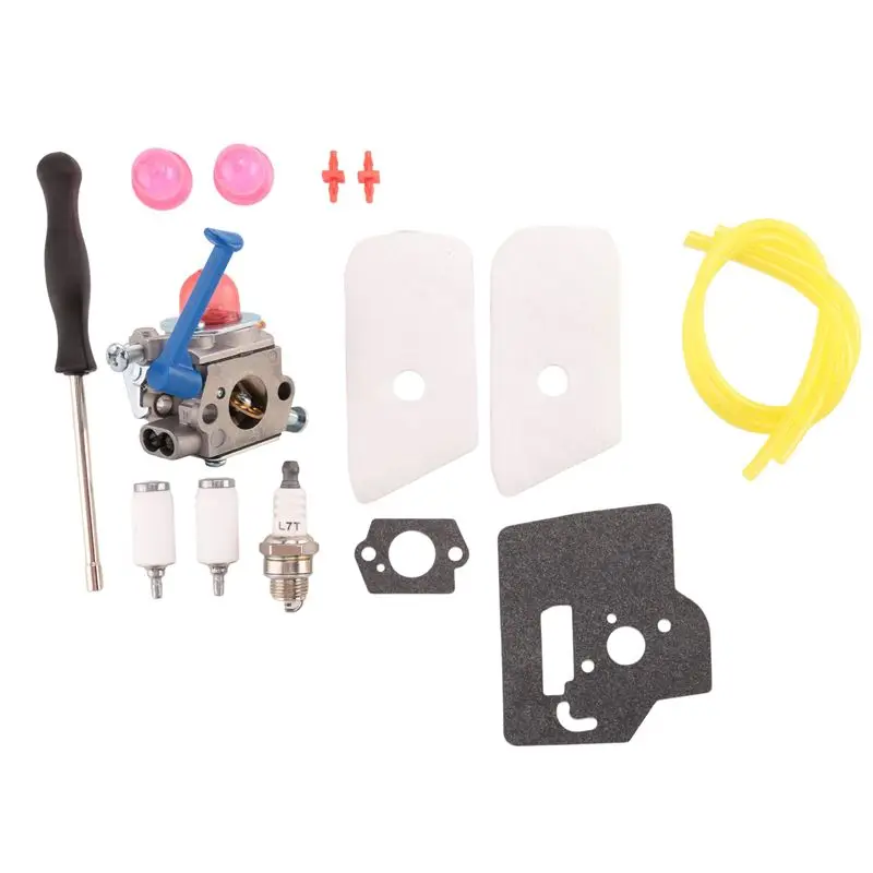 KYCOR-128LD Carburetor Air Filter Tool Fuel Line Filter Carb Tune Up Kit For Trimmer Edger 28Cc 128C 128L 128R