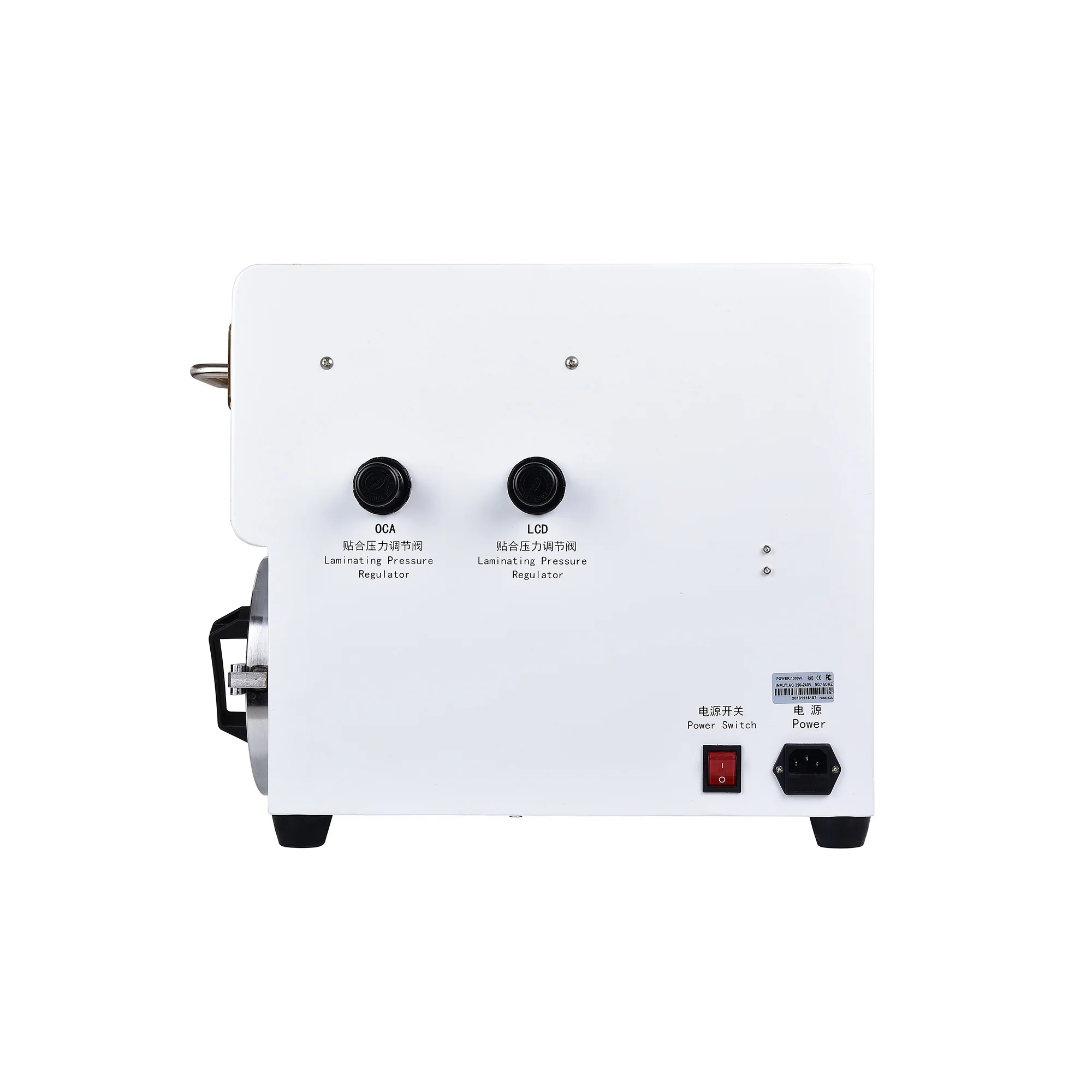 Machine de stratification OCA UYUE-X5-Pro avec dissolvant de bulles pour téléphone de 8 pouces, outil de réparation de stratification de verre LCD à écran incurvé/plat