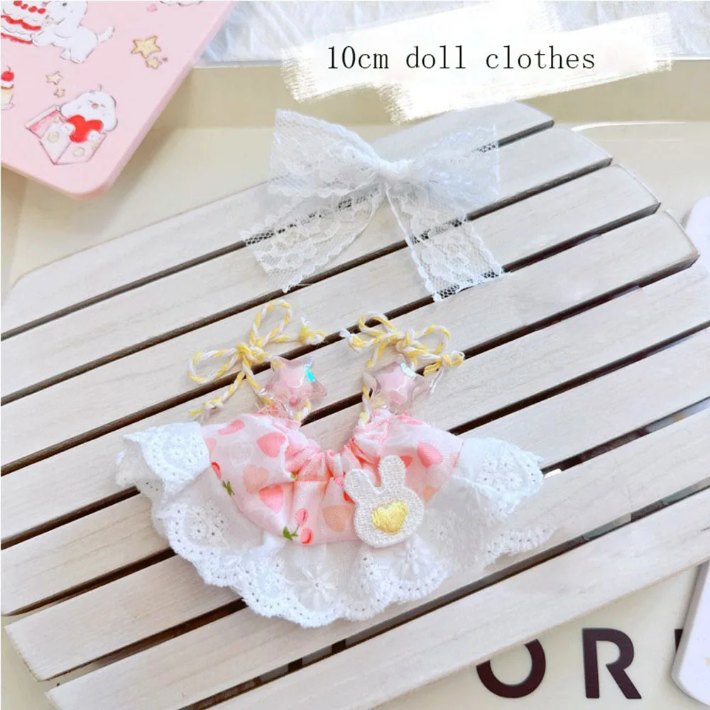 Mini muñeca de peluche bonita y exquisita de 17cm, accesorios de ropa para muñeca Labubu, conjunto de ropa, regalo DIY