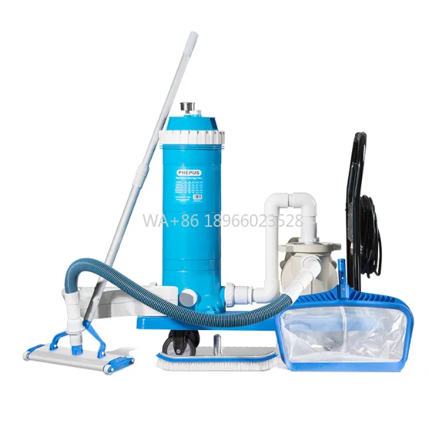 l Accesorios de limpieza Aspirador de piscina para piscina Juego completo de caca de natación