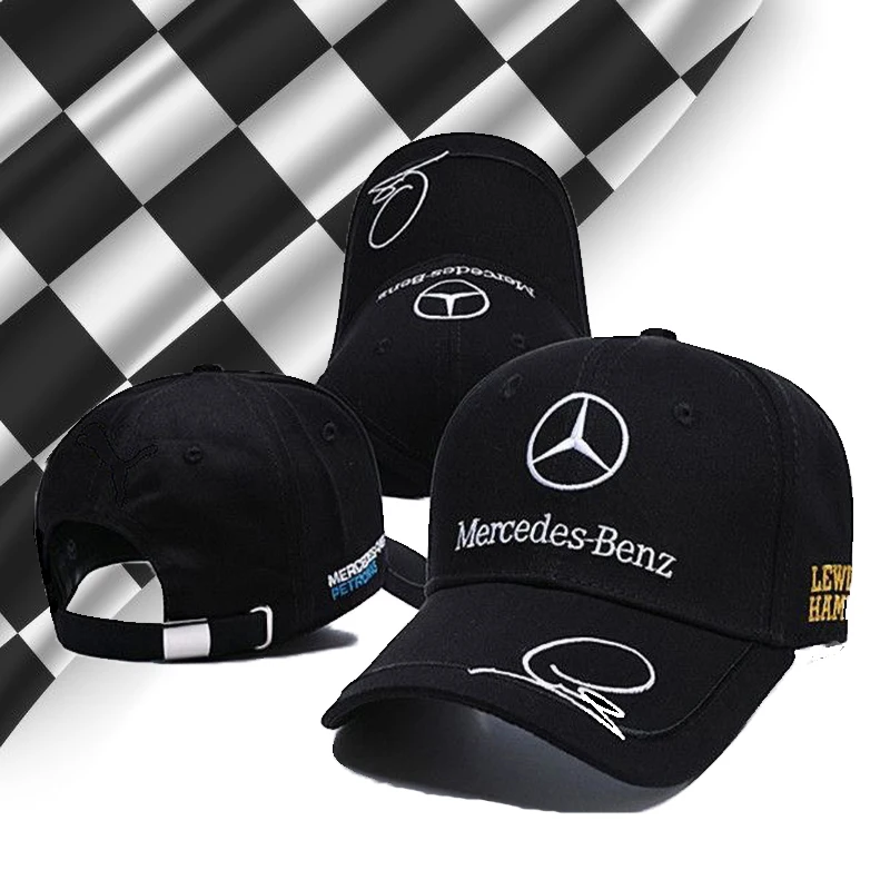 

Гоночная кепка с вышивкой логотипа F1 для Mercedes AMG W204 W205 W206 W212 W213 W221 W222 W223 W251 W176 W177 Бейсбольная кепка в подарок для мужчин