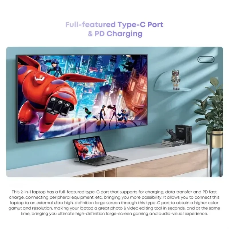 كمبيوتر لوحي UBook XPro مقاس 13 بوصة 8 جيجابايت + 256 جيجابايت مع وحدة المعالجة المركزية Win 10 i7 حتى 3.6 جيجا هرتز وبطارية ليثيوم 7.6 فولت/5000 مللي أمبير في الساعة #6