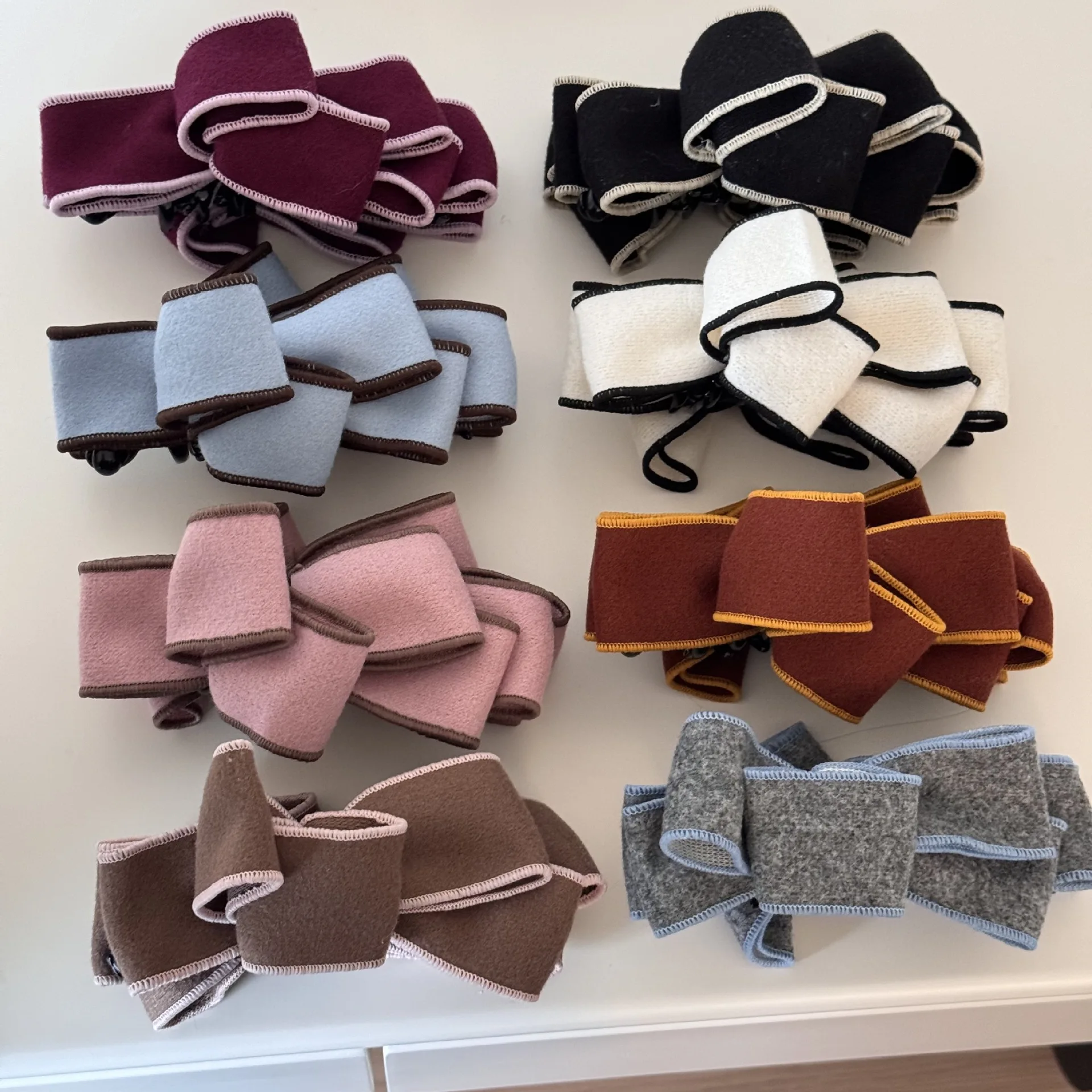 Clip de plátano con lazo coreano para niña y mujer, tocado, pasador de cola de caballo, accesorios para el cabello, dulces populares kpop para adultos, capturas de moda líderes